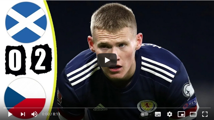 ไฮไลท์ฟุตบอล ยูโร สกอตแลนด์ 0 - 2 สาธารณรัฐเช็ก