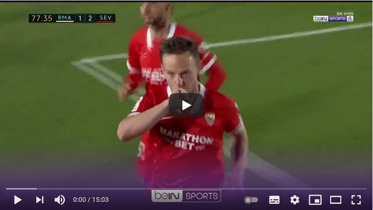 ไฮไลท์ฟุตบอลลาลีกา สเปน เรอัล มาดริด 2 - 2 เซบีย่า