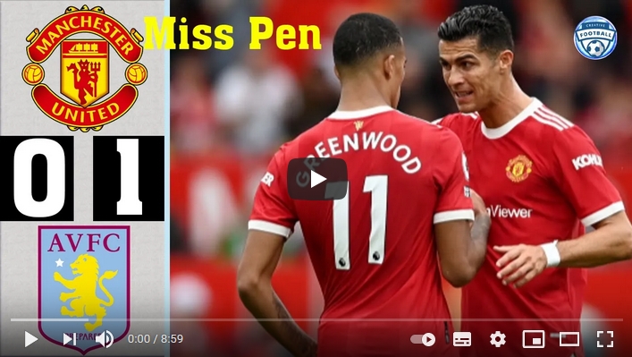 ไฮไลท์ฟุตบอลพรีเมียร์ลีก อังกฤษ แมนเชสเตอร์ ยูไนเต็ด 0 - 1 แอสตัน วิลล่า